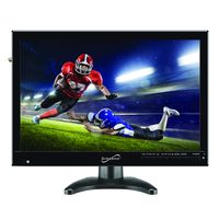 SuperSonic SC-2814 Portable Digital LED TV 14" with, USB, SD, and HDMI Input: Built-in Rechargeable Lithium Ion Battery and FM Radio with Included Stand