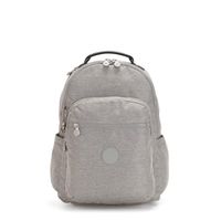 Kipling womens Seoul Laptop Backpack, chalk grey, One Size