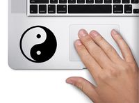Ying Yang Symbol Decal Funny Laptop Skin Macbook Trackpad Keypad Sticker Window