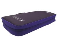 BEYLEG 64 Disc CD DVD Blu-Ray Portable Wallet Storage Organizer Holder Case Bag Album Box (64-Capacity, Purple)