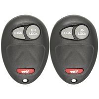 Keyless2Go Keyless Entry Car Key Fob Replacement for Vehicles That Use 3 Button L2C0007T 10335583 Remote - 2 Pack