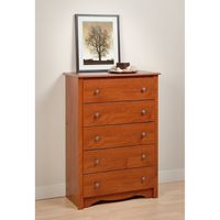 Cherry Monterey 5 Drawer Chest