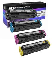 Speedy Inks Compatible Toner Cartridge Replacements for Canon 118 (1 Black, 1 Cyan, 1 Magenta, 1 Yellow, 4-Pack)
