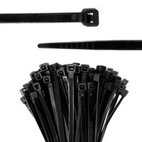 Beadnova Cable Ties Tie Wraps Zip Ties Heavy Duty for Cables and Cords(12 Inch, Black, 100pcs)