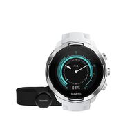 Suunto 9 GPS Sports Watch with Long Battery Life, Barometer and Wrist-Based Heart Rate + Heart Rate Belt (White)