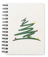 Modern Christmas Tree Handmade Fair Trade Notebook Journal Sketch Book