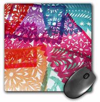3dRose LLC 8 x 8 x 0.25 Inches Mouse Pad, Mexican Punched Paper Art (mp_80603_1)