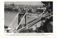 Print Ad 1940 Over the Beautiful Blue Danube at Budapest Sweeps the Elizabeth