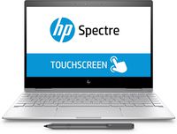 HP Spectre x360 13 2-in-1 laptop, 13.3in FHD Touch, 8 Gen i7-8550U, 16GB Ram, 512GB NVMe SSD, Windows 10, Fingerprint Reader, Silver (Renewed)