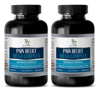 Pain Free - Pain Relief MEGA Complex 610MG - holy Basil Leaf - 2 Bottles (120 Capsules)
