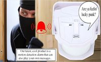 Wireless Infrared Sensor MP3 Welcome Guest Doorbell Sensor Alarm Motion Detector Automatic Body Sensing Alarm Remote Control