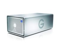 G-Technology 20TB G-RAID with Thunderbolt 3, USB-C (USB 3.1 Gen 2), and HDMI, Removable Dual Drive Storage System, Silver - 0G05763
