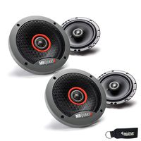 MB Quart - Two Pairs of Formula 6.5 Inch Slim Mount Coaxial Car Speakers - FKB116s