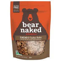 Bear Naked Cacao & Cashew Butter Granola - Gluten Free, Non-GMO, Kosher, Vegan - 11 Oz