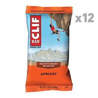 CLIF BAR - Energy Bars - Apricot - (2.4 Ounce Protein Bars, 12 Count)