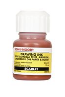 Koh-I-Noor Dye-Based Drawing Ink, 1 Ounce Bottle, Scarlet (9065D.SCA)