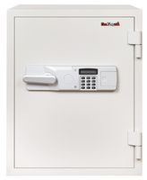 FireKing KF2115-2WHE Two-Hour Rated Steel Fire Safe with Electronic Lock, 19.13 x 20.86 x 26.75 Inches, 2.56 Cubic Capacity, White