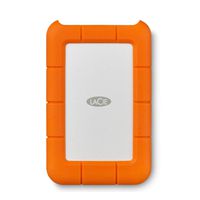 LaCie Rugged USB-C 5TB External Hard Drive Portable HDD - USB 3.0, Drop Shock Dust Rain Resistant Shuttle Drive, for Mac and PC Computer Desktop Workstation Laptop, 1 Month Adobe CC (STFR5000800)