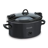 Crock-Pot Cook and Carry Portable Manual Slow Cooker, Black - SCCPVL600-B, 6 Quarts