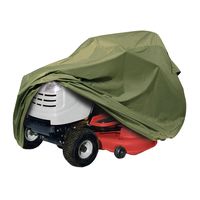 Classic Accessories Lawn Tractor Cover, Olive, Up to 54" Decks