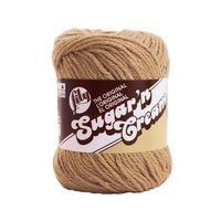 Lily Sugar 'N Cream  The Original Solid Yarn - (4) Medium Gauge 100% Cotton - 2.5 oz - Jute   -  Machine Wash & Dry