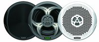 Fusion MS-FR602 6-Inch IPX65 2-Way 200 Watts High Performance Marine Speakers Includes 3 Different Grills (White/ Black/Grey)