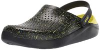 Crocs LiteRide Hyper Bold Clog Shoe, Black/Black, 8 US Women / 6 US Men M US