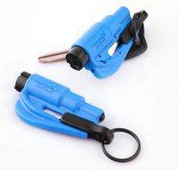 resqme The Original Keychain Car Escape Tool, Made in USA (Blue) - Pack of 2