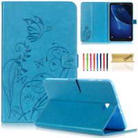 Tab A 10.1 Case, Samsung T580 Case Cover, Dteck Slim Fit PU Leather Folio Stand Smart Case with Auto Wake/Sleep Function for Samsung Galaxy Tab A 10.1 inch Tablet SM-T580/585/T587, Blue