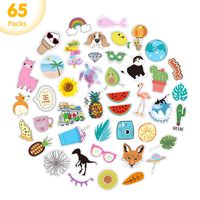 VSCO Stickers for Hydro Flask 65Pcs, Waterproof Vinyl Stickers for Hydroflasks Water Bottle Laptop, Cute Trendy Aesthetic Stickers Pack for Teens, Kids Girls and Adults, VSCO Girl Stuff