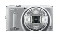 Nikon COOLPIX S9500 Wi-Fi Digital Camera with 22x Zoom and GPS (Silver)