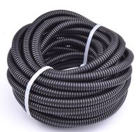 30FT Polypropylene Split Wire Loom Tubing Computer Cable Management Wire Cover Electrical Cord Hider Hose Protector Prevent Chewing Tube ((1/4" (6.5mm)))