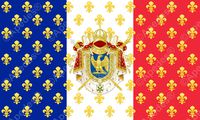 Royal Standard Napoleon France Computer Tablet Decal Sticker 3x5 inches