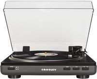 Crosley T400 Fully Automatic 2-Speed Component Turntable with Built-in Preamp, Grey