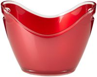 Prodyne G-4-R Vino Gondola Wine Tub, 10.5 x 8 x 7.75, Red