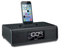 iHome iDL43 Lightning Dock Dual Clock Radio with USB Charge/Play for iPhone 5/5S & 6/6Plus & All iPad Models with Lightning Connector - Newest Model (Black New Model)