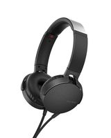 Sony XB550AP Extra Bass On-Ear Headphone, Black (2017 model) (Renewed)