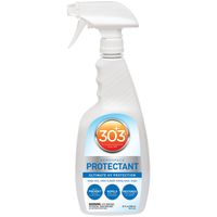 303 (30313-CSR) UV Protectant Spray for Vinyl, Plastic, Rubber, Fiberglass, Leather & More - Dust and Dirt Repellant - Non-Toxic, Matte Finish, 32 Fl. oz.