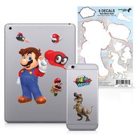 Controller Gear Officially Licensed Super Mario Odyssey - Character Tech Decal Pack - Hats Off - Nintendo Wii; GameCube