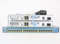Cisco CCNA CCNP Lab or Business Bundle - 2x Cisco 1841 ISR Routers 1x Cisco WS-C2950-24 switch and 2x HWIC-1DSU-T1 module cards