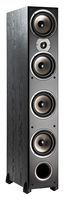 Polk Audio Monitor 70 Series II Tower Speaker (Black, Single) for Multichannel Home Theater | 1" Tweeter, (4) 6.5" Woofers | Bi-wire & Bi-amp