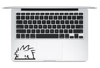 Calvin Peeking Calvin And Hobbes Apple Macbook Trackpad Keyboard Vinyl Decal Sticker Apple Mac Air Pro Laptop Sticker