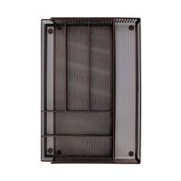 JANE EYRE Expandable Silverware Organizer Mesh Cutlery Tray 7 Compartments. Kitchen Drawer Utensil Organizer Divider Flatware Storage with Non-slip Foam Feet - Brown
