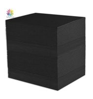 Mat Board Center, Pack of 50 3/16" Black 12x16 Foam Core Backing Boards