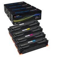 Arthur Imaging Toner Cartridge Replacement for CF410A CF411A CF412A CF413A HP Laserjet Pro, 4 Pack (CF410-BCMY)