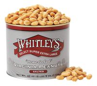 Whitley's Salted Virginia Peanuts 40 Ounce Tin