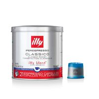illy Coffee, iperEspresso Capsule, Lungo Medium Roast Espresso Pod, 100% Arabica Bean Italian Long Espresso Blend, Compatible with illy iperEspresso Machines, 21 ct (Packaging May Vary)