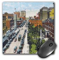 3dRose LLC 8 x 8 x 0.25 Inches Tampa, FL (Looking North on Franklin Street Vintage) Mouse Pad (mp_60246_1)