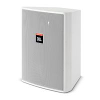 JBL Professional Control 25 Compact Indoor Outdoor Background Foreground Loudspeaker, White (Control 25-WH)