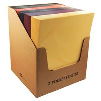 Roaring Spring Pocket Folders. Film-Laminated Exterior. 11" x 8.5" Capacity. Standard Colors